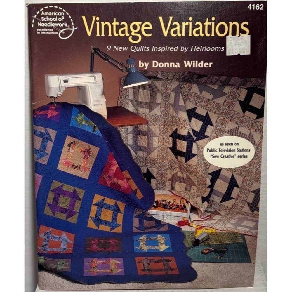 Vintage Variations Quilt Pattern Book By Donna Wilder 9 Patterns American School